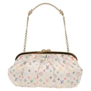 Louis Vuitton Monogram Satin Omoniere Handbag Multicolor